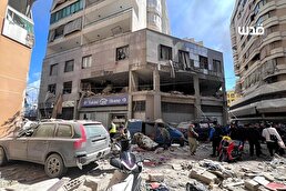 ببینید / ویدیویی از حجم گسترده ویرانی برجای مانده از حملات رژیم صهیونیستی به بیروت