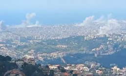 ببینید / تصاویری از حجم مناطق هدف قرارگرفته در بیروت در جریان حمله عصر امروز رژیم صهیونیستی