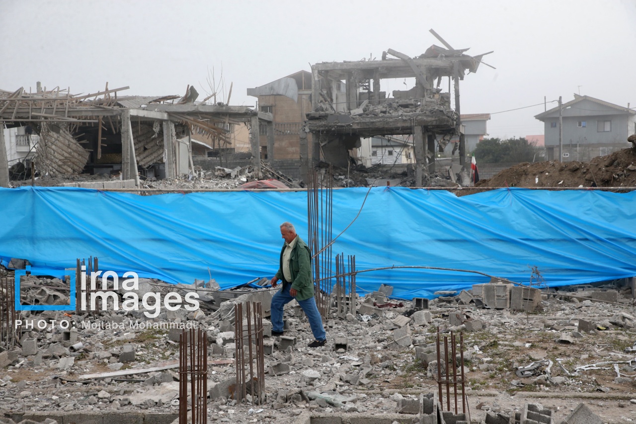 تصاویر ایرنا از حمله به بندر کیاشهر گیلان