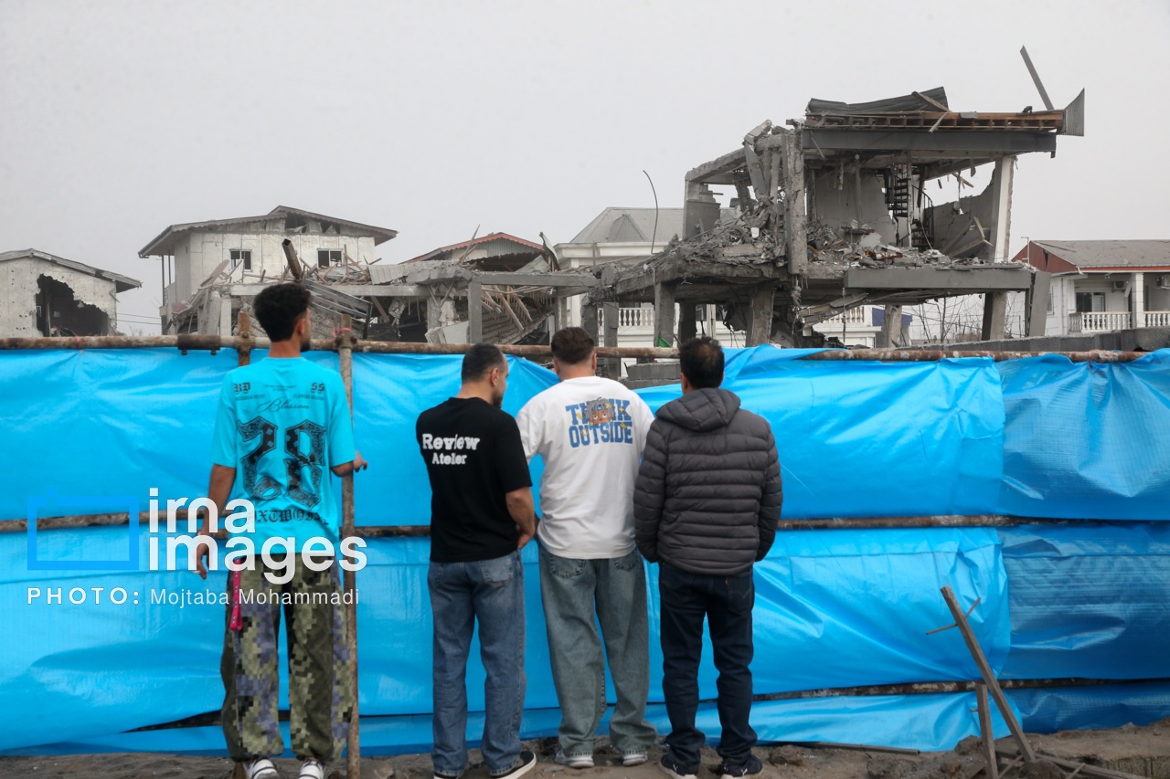 تصاویر ایرنا از حمله به بندر کیاشهر گیلان