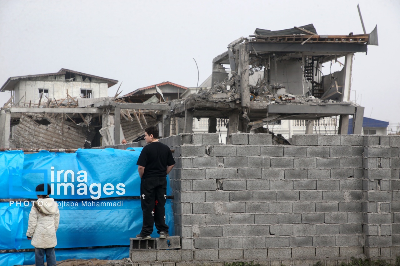 تصاویر ایرنا از حمله به بندر کیاشهر گیلان