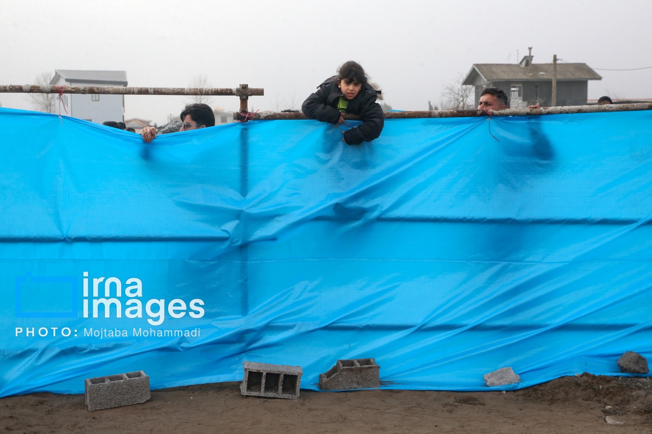 تصاویر ایرنا از حمله به بندر کیاشهر گیلان