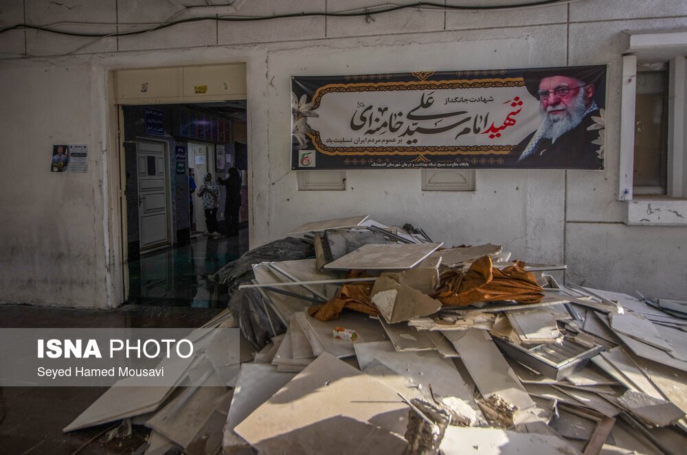 تصاویر: خسارات ناشی از حمله هوایی به اندیمشک / ۱ فروردین ۱۴۰۵