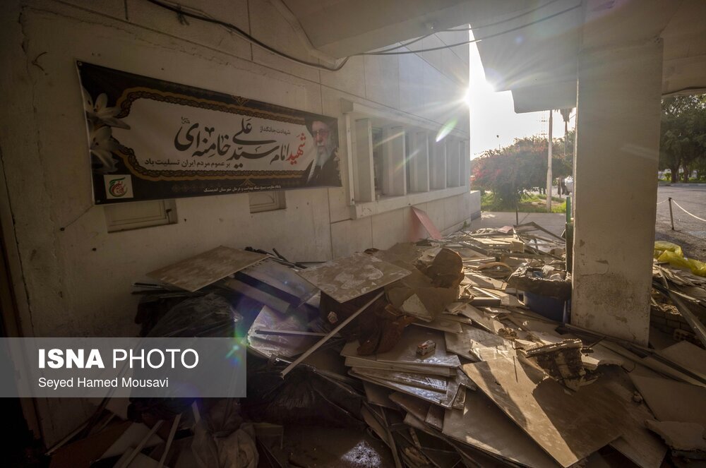 تصاویر: خسارات ناشی از حمله هوایی به اندیمشک / ۱ فروردین ۱۴۰۵