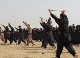 ببینید/ آیین «چمر» مردم ملکشاهی در چهلم رهبر شهید انقلاب