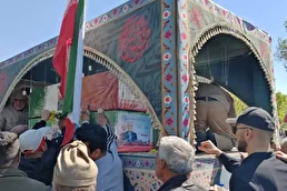 ببینید / پیکر شهید کمال خرازی در بهشت زهرا به خاک سپرده شد