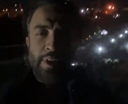 ویدیو / اجرای زندهٔ بنیامین بهادری در پل طبیعت بعد از تهدید ترامپ به حمله به پل‌ها