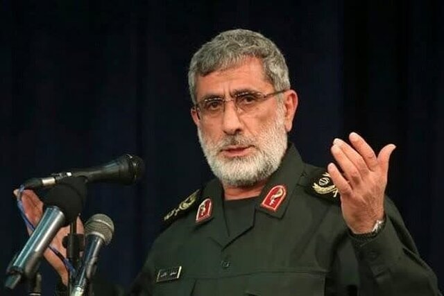 سردار قاآنی: آمریکا و رژیم صهیونی بدون هیچ دستاوردی منطقه را ترک خواهند کرد / جبهه یکپارچه مقاومت در کل منطقه حضور قدرتمند و موثر دارد و در انتظار دشمنان انسانیت نشسته است