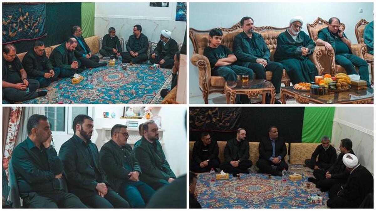 دیدار مدیرعامل پازارگاد با خانواده شهدای جنگ رمضان