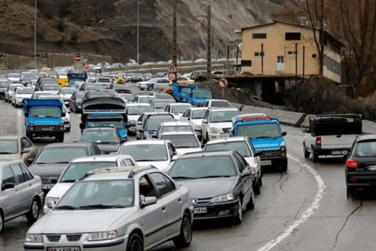 ترافیک در مبادی ورودی به مازندران سنگین شد