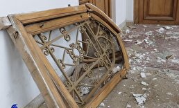 ببینید / تصاویری از آسیب به مجموعه کاخ موزه سعدآباد در اثر حمله دشمن