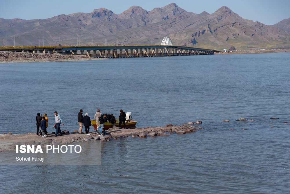 تصاویر: بارندگی، روزنه امید دریاچه ارومیه
