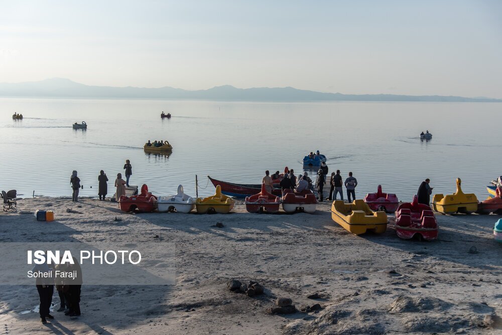 تصاویر: بارندگی، روزنه امید دریاچه ارومیه