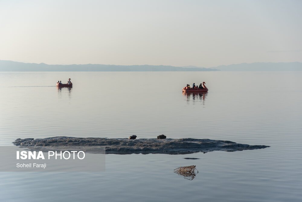 تصاویر: بارندگی، روزنه امید دریاچه ارومیه