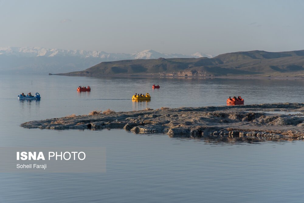تصاویر: بارندگی، روزنه امید دریاچه ارومیه