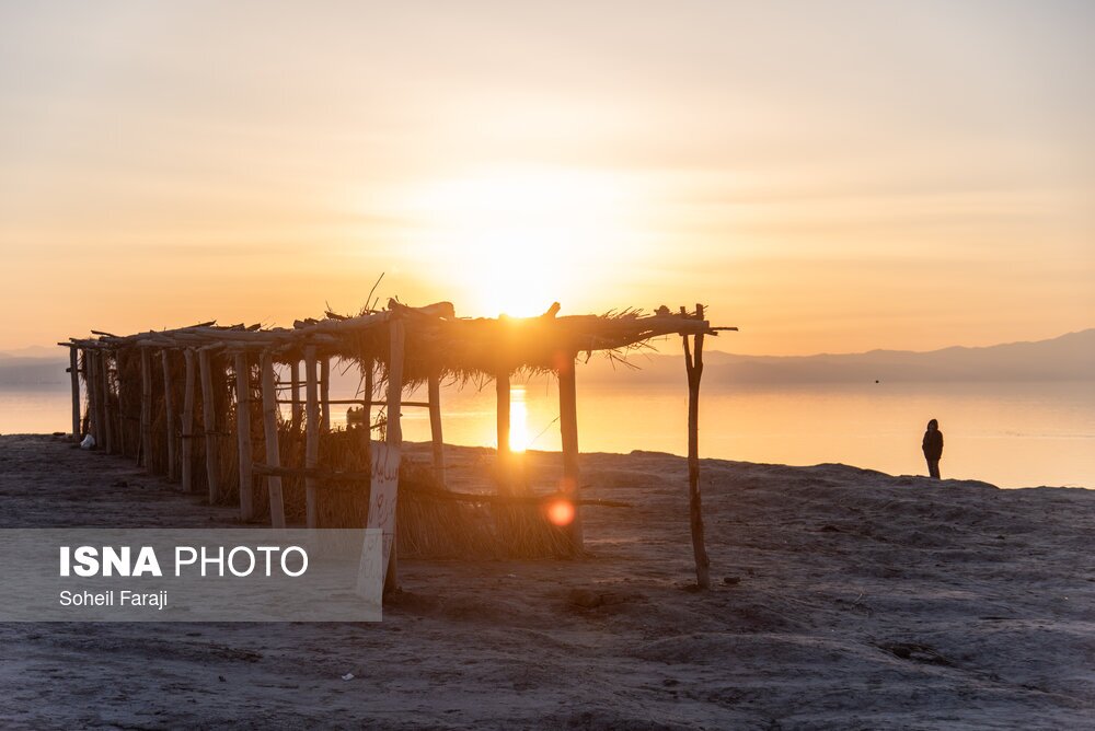 تصاویر: بارندگی، روزنه امید دریاچه ارومیه