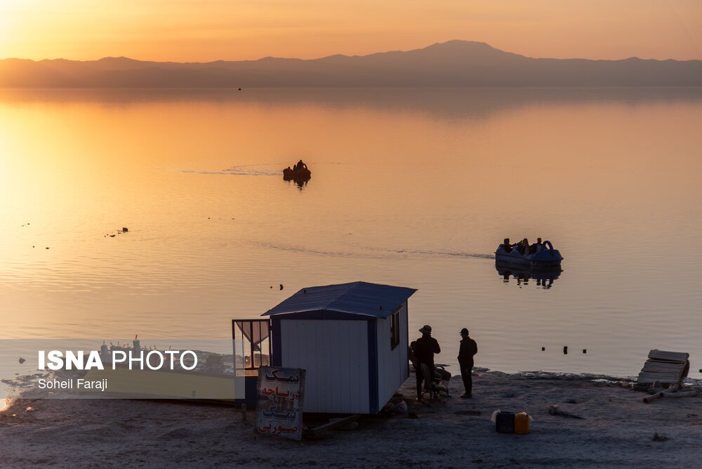 تصاویر: بارندگی، روزنه امید دریاچه ارومیه