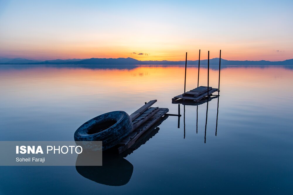 تصاویر: بارندگی، روزنه امید دریاچه ارومیه
