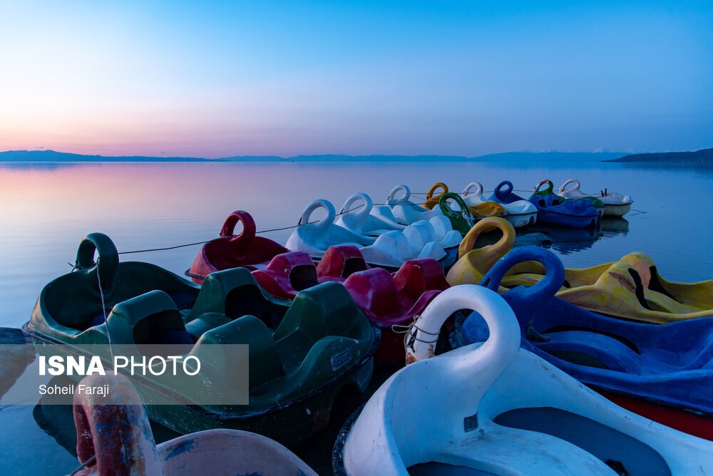 تصاویر: بارندگی، روزنه امید دریاچه ارومیه