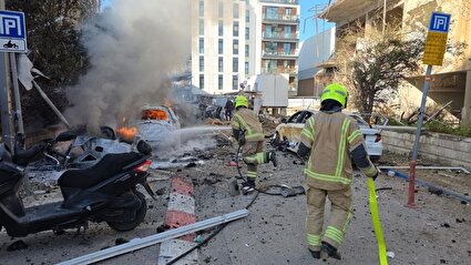 ببینید/ تل‌آویو بعد از اصابت موشک ایرانی