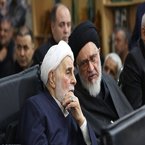 تصاویر: مراسم چهلم شهادت دکتر علی لاریجانی - حرم حضرت فاطمه معصومه(س)