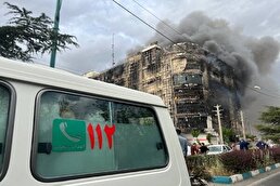 ببینید / تصاویری از آتش سوزی در پاساژ ارغوان فاز ۴ اندیشه
