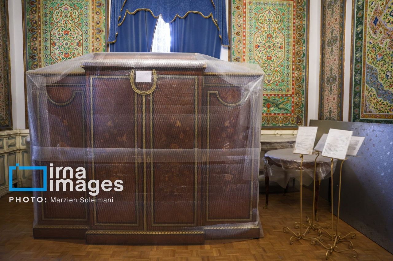 تصاویر: خسارات برجا مانده از جنگ رمضان در کاخ سعدآباد