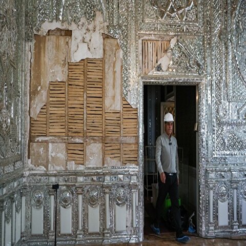 تصاویر: خسارات برجا مانده از جنگ رمضان در کاخ سعدآباد