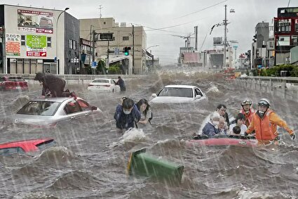 ببینید/ وقوع سیل رکوردشکن در کینژو چین