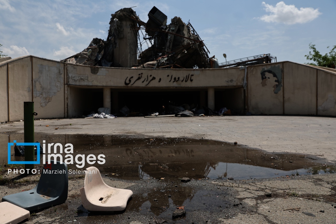 تصاویر: خسارات جنگ رمضان در مجموعه ورزشی آزادی