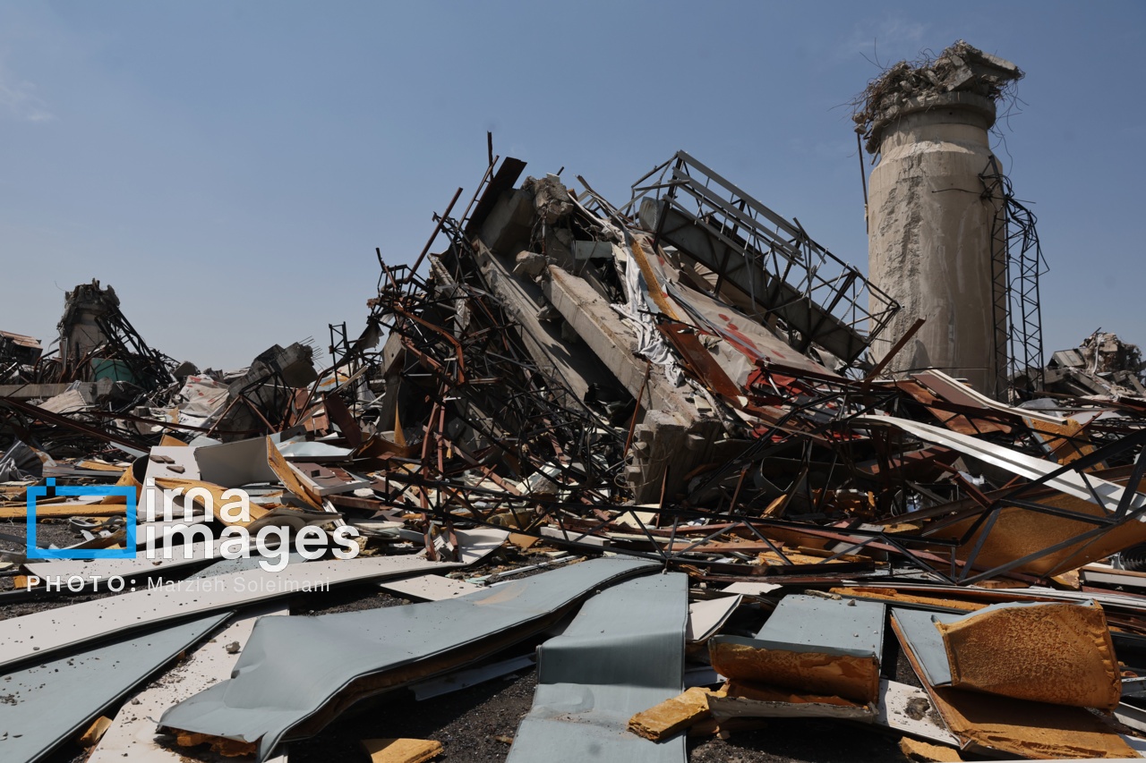 تصاویر: خسارات جنگ رمضان در مجموعه ورزشی آزادی