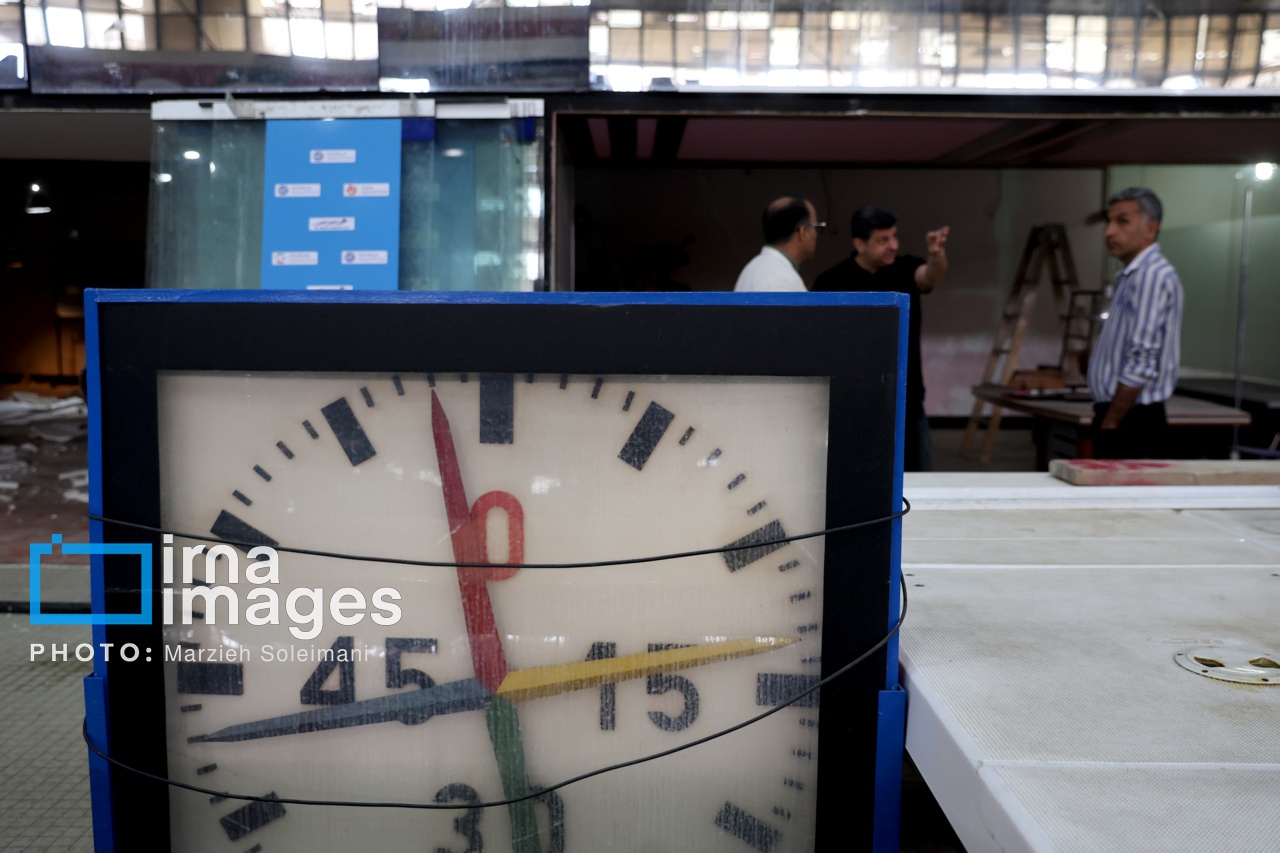 تصاویر: خسارات جنگ رمضان در مجموعه ورزشی آزادی