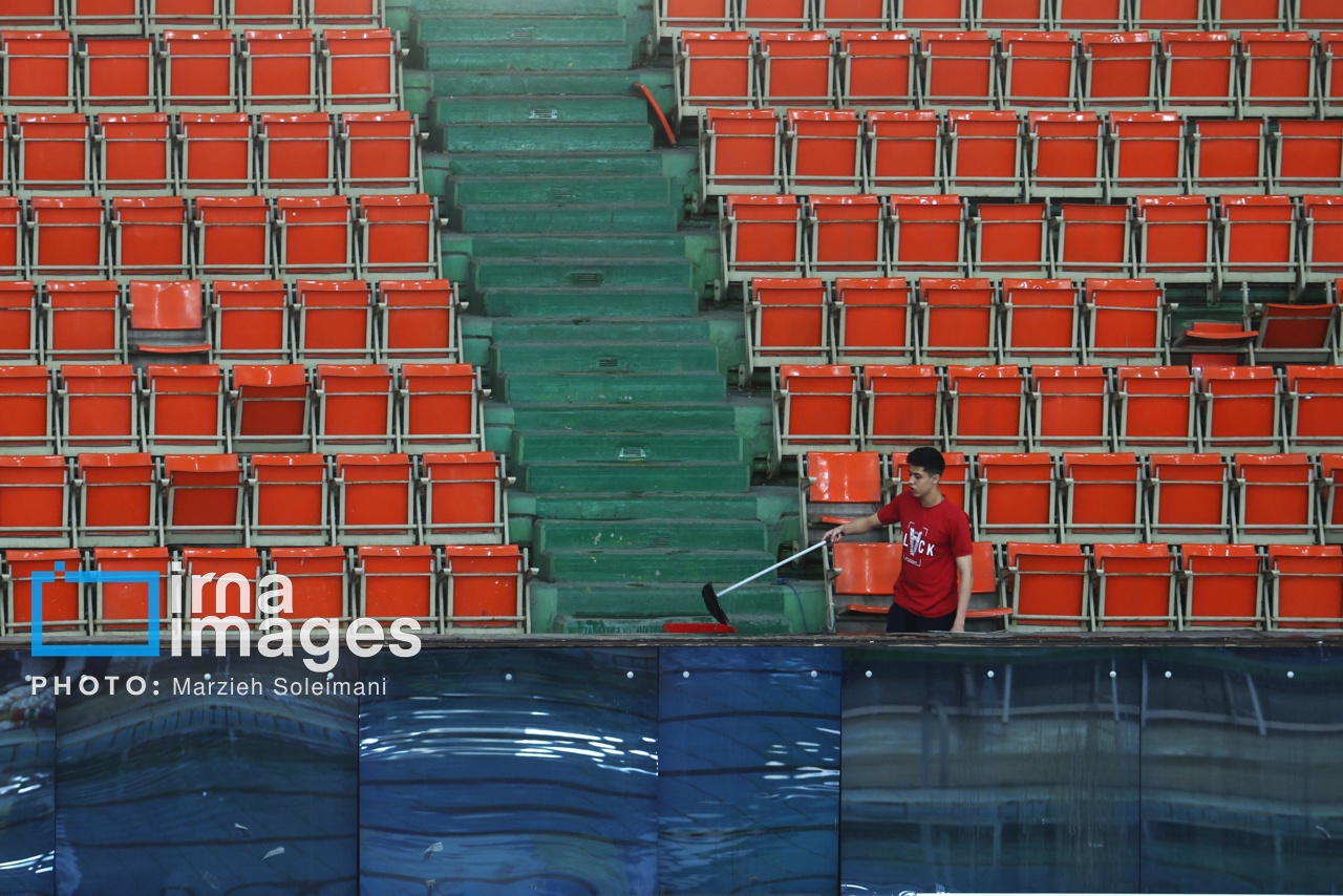 تصاویر: خسارات جنگ رمضان در مجموعه ورزشی آزادی