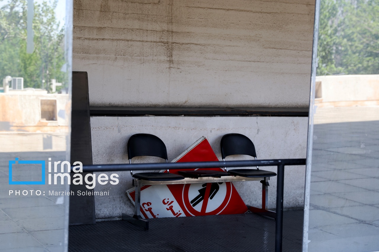 تصاویر: خسارات جنگ رمضان در مجموعه ورزشی آزادی
