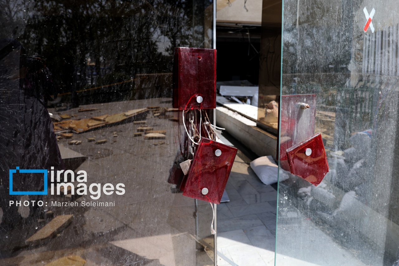 تصاویر: خسارات جنگ رمضان در مجموعه ورزشی آزادی