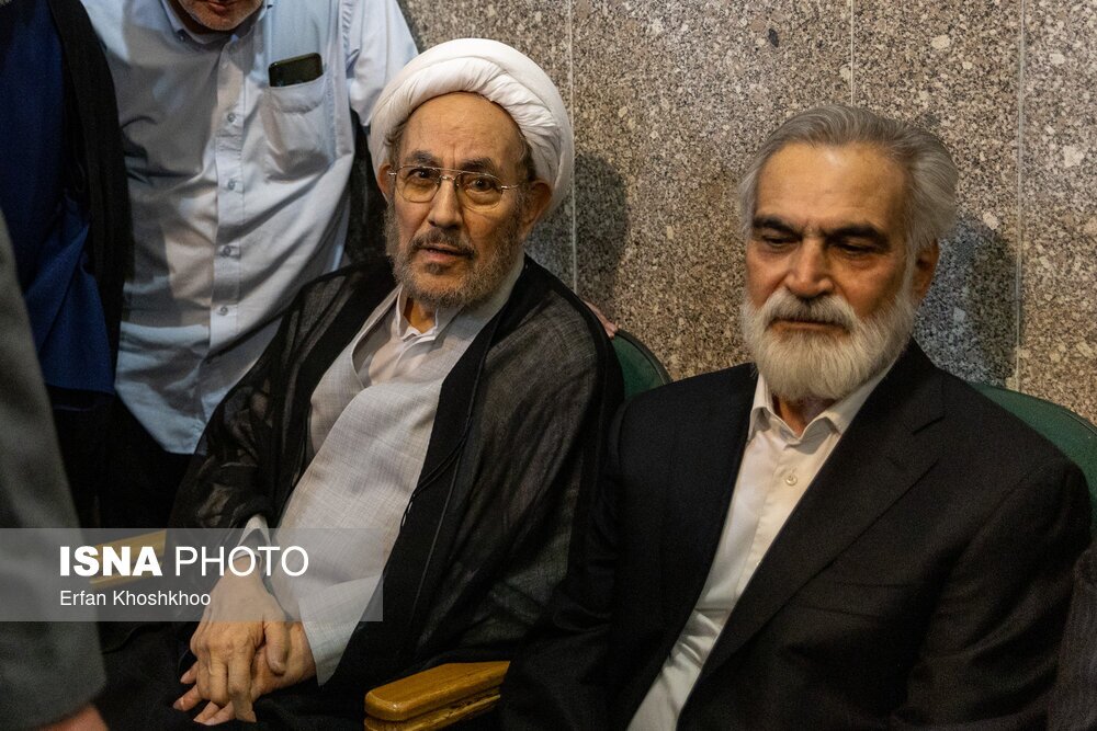 تصاویر: مراسم ترحیم خواهر «سیدمحمد خاتمی»