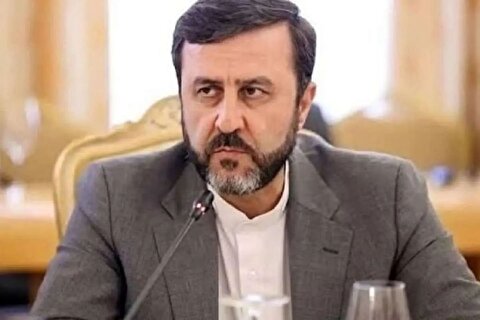غریب‌آبادی، معاون وزیر خارجه: این منطقه دو دولت ساحلی بیش‌تر ندارد، ایران و عمان/ از عمان خواسته‌ایم که تسلیم تهدید‌های آمریکا نشود/ به نفع کشور‌ها است که با نظامات در نظر گرفته شده توسط ایران همراهی کنند، زیرا هزینه خدمات دریایی بسیار کمتر از بیمه‌های جنگی است و ریسک توقف، بازرسی و توقیف هم ندارد/ هدف تهران این نیست که کشتی‌ها را پشت تنگه نگه دارد