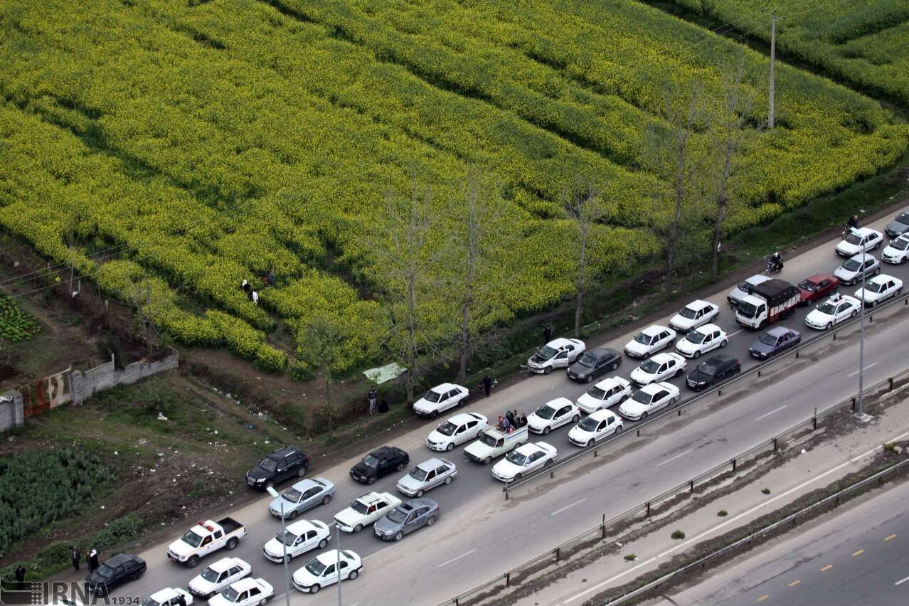 پلیس راه: ترافیک در مبادی ورودی به مازندران سنگین است/ کندوان یک‌طرفه شد