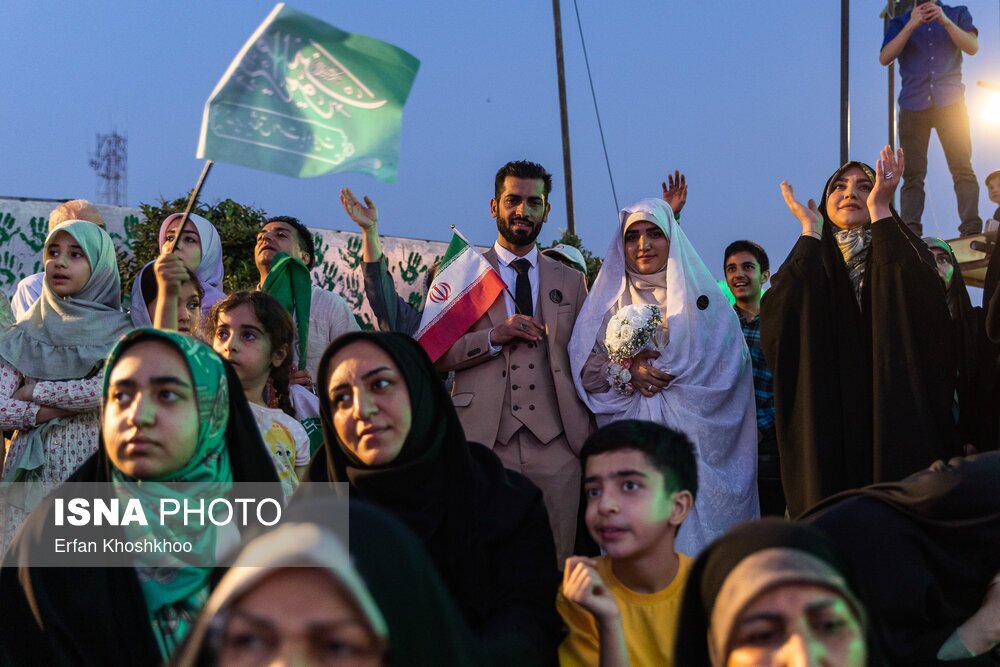 تصاویر:  مهمانی ۱۰ کیلومتری غدیر در تهران