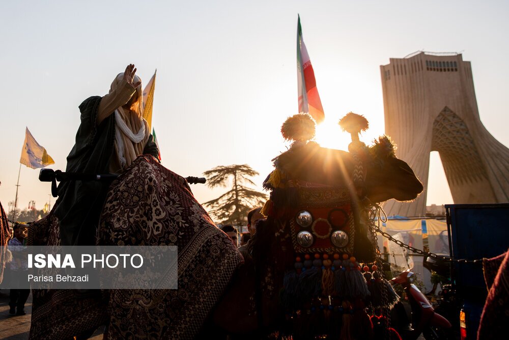 تصاویر:  مهمانی ۱۰ کیلومتری غدیر در تهران