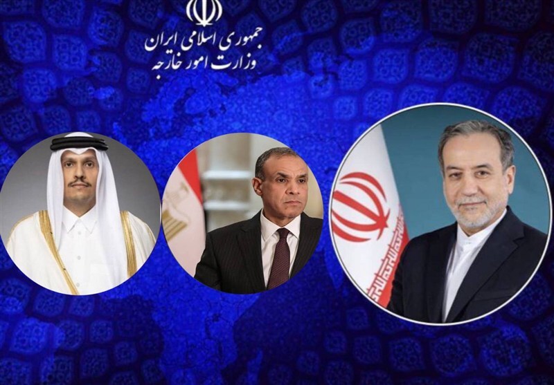 رایزنی عراقچی با همتایان قطری و مصری درباره آخرین تلاش‌ها و ابتکارات دیپلماتیک برای جلوگیری از تشدید تنش و خاتمه دائمی جنگ