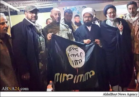 تصویر: حضور فرزند یکی از مراجع تقلید در عملیات آزادسازی تکریت