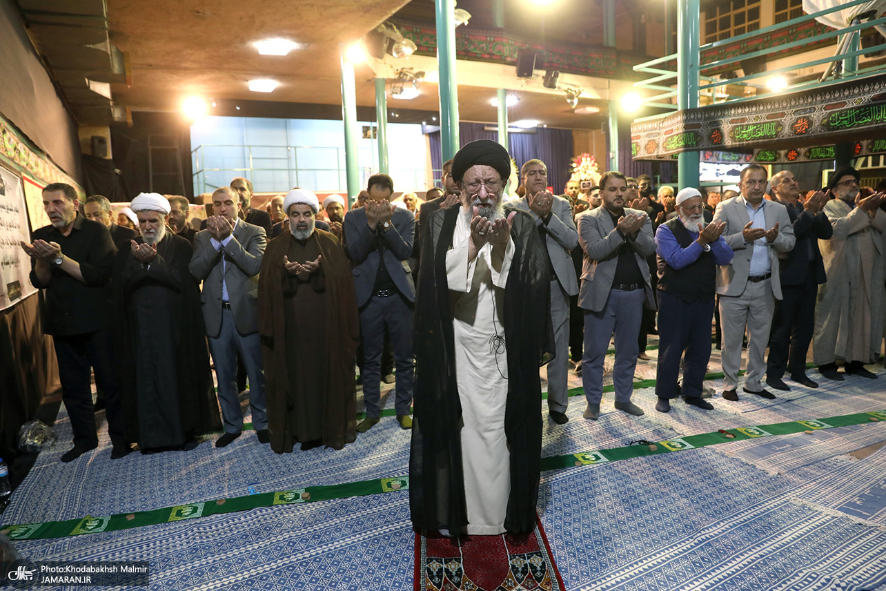 تصاویر: مراسم بزرگداشت مادر همسر سید حسن خمینی و همسر آیت الله موسوی بجنوردی