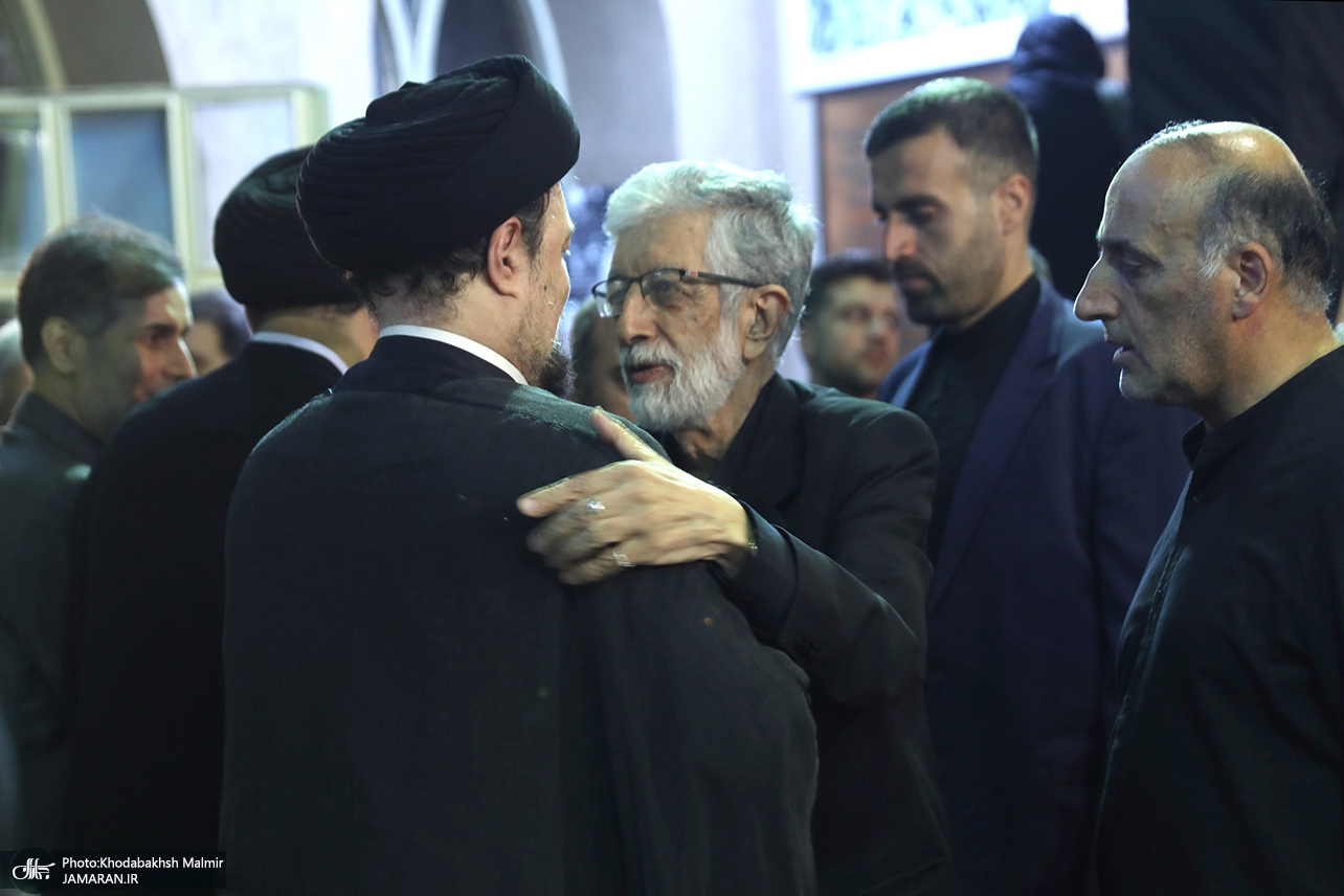 تصاویر: مراسم بزرگداشت مادر همسر سید حسن خمینی و همسر آیت الله موسوی بجنوردی
