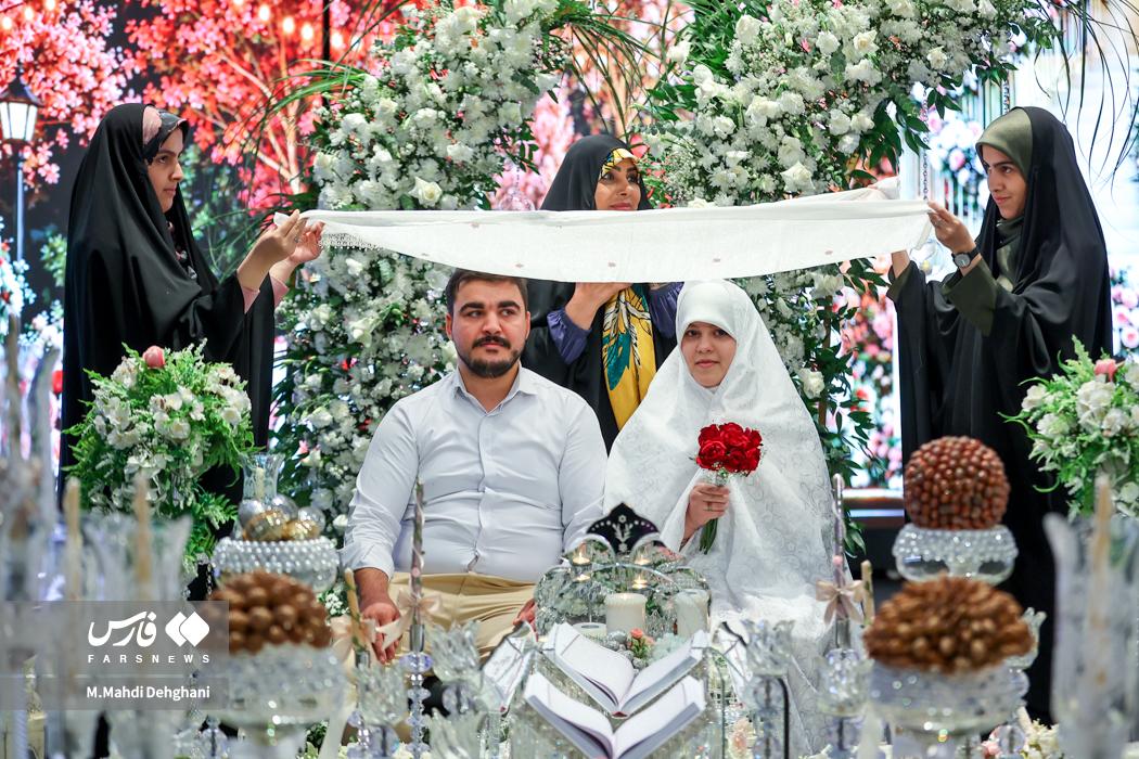 تصاویر: جشن ازدواج ۱۱۰ زوج تهرانی