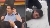 میگل اوریبه توربای، نامزد ریاست‌جمهوری کلمبیا تیر خورد / پلیس: دو تیرانداز از جمله یک پسر ۱۵ ساله، به سمت او تیراندازی کردند / یک نوجوان مظنون در محل حادثه دستگیر شد / پدر این نامزد ریاست جمهوری نیز سال ۱۹۹۱ ربوده و کشته شده بود / دولت کلمبیا برای دستگیری عاملان حادثه، پاداش ۷۲۹ هزار دلاری تعیین کرد