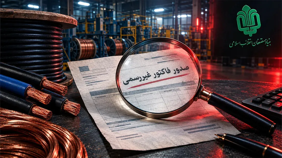 مورد عجیب «فاکتور غیررسمی» در شرکت تولیدی سیم‌وکابل تبریز؛ برخورد سردار دهقان و سازمان مالیاتی چه خواهد بود؟
