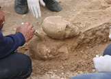 پدیدار شدن اسکلت‌های انسانی در قره قاشلی بندرترکمن / اسکلت‌ها مربوط به قرون متأخر اسلامی است
