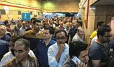 تصاویر : برخورد دو قطار در مترو تهران با 48 مصدوم