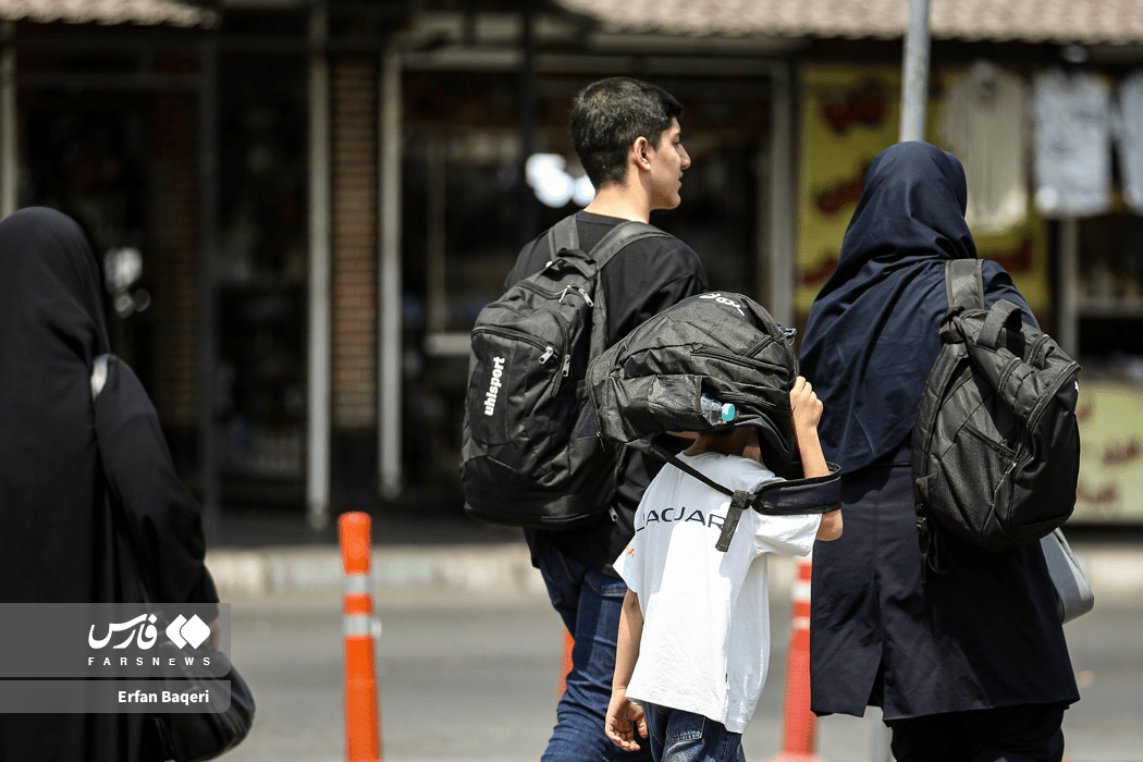 تصاویر: داغ‌ترین روز‌های امسال در تهران